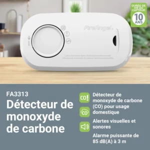 Détecteur de monoxyde de carbone camping-car et maison Fireangel - 4
