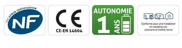 Certification détecteur de fumée BRK SA410